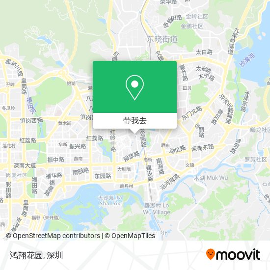 鸿翔花园地图