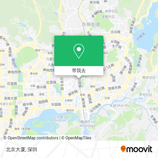 北京大厦地图