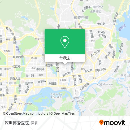 深圳博爱医院地图