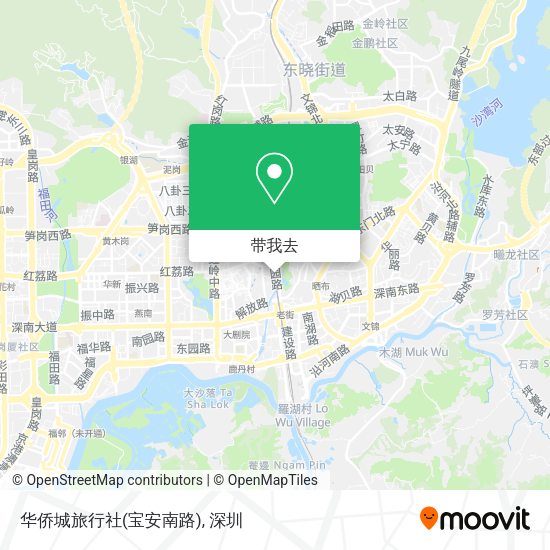 华侨城旅行社(宝安南路)地图