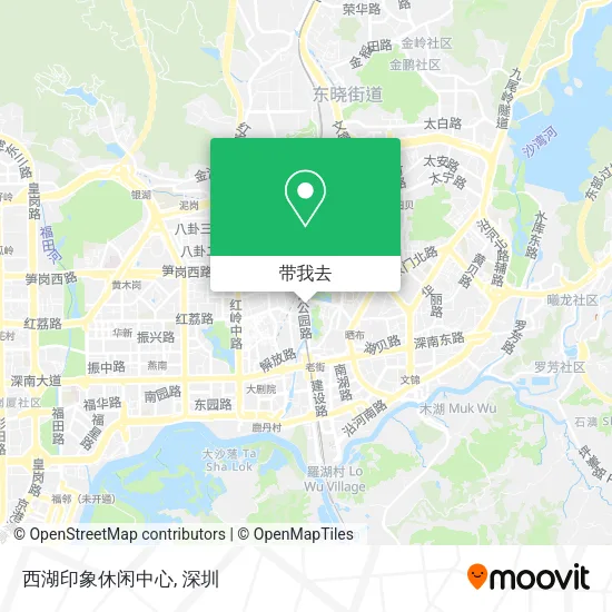 西湖印象休闲中心地图