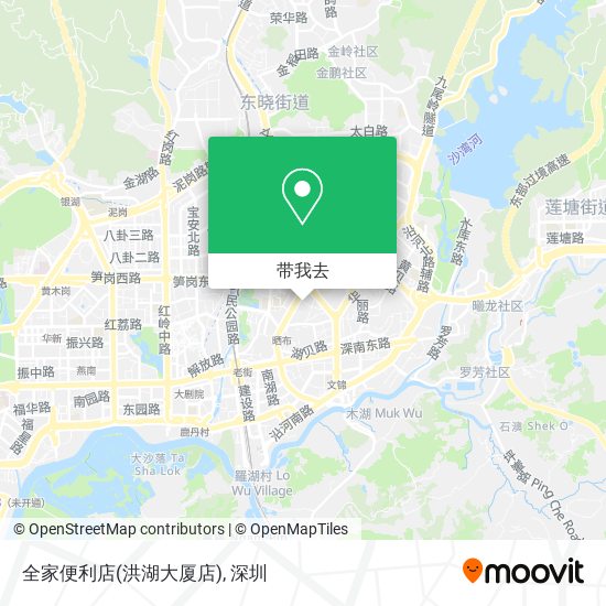 全家便利店(洪湖大厦店)地图