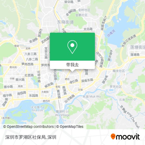 深圳市罗湖区社保局地图