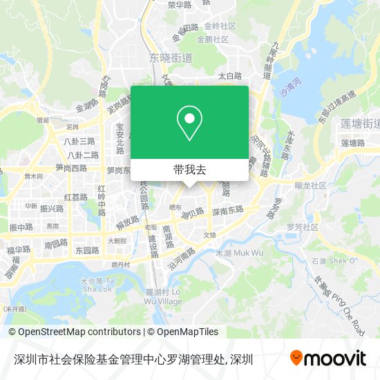 深圳市社会保险基金管理中心罗湖管理处地图