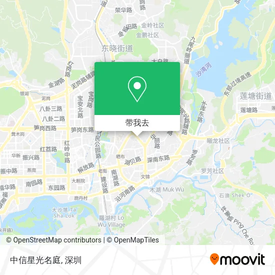 中信星光名庭地图