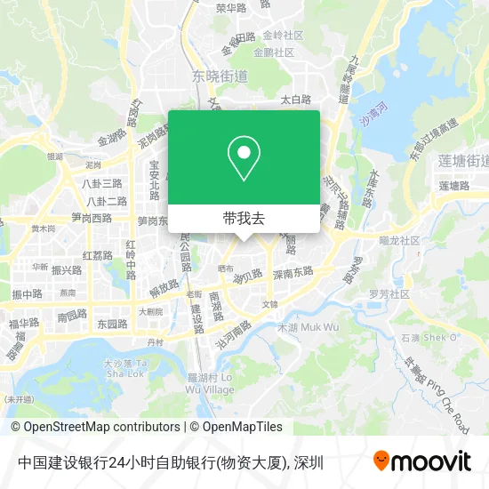 中国建设银行24小时自助银行(物资大厦)地图