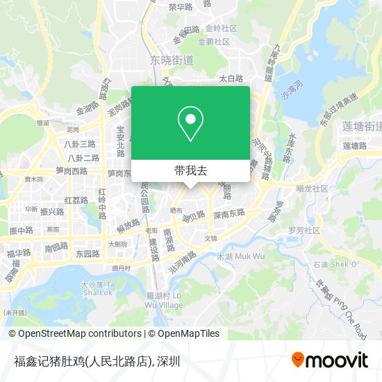 福鑫记猪肚鸡(人民北路店)地图