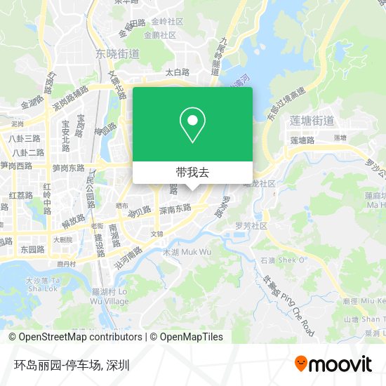 环岛丽园-停车场地图