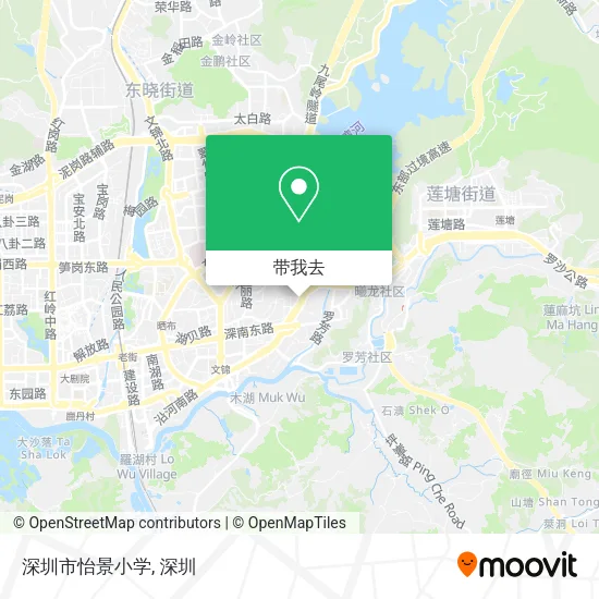 深圳市怡景小学地图