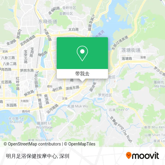 明月足浴保健按摩中心地图