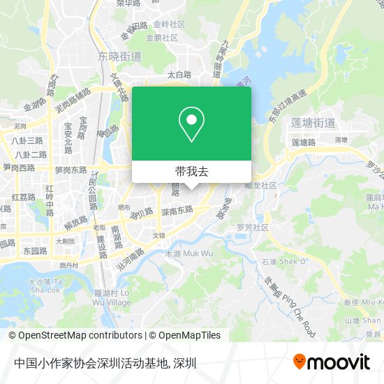 中国小作家协会深圳活动基地地图