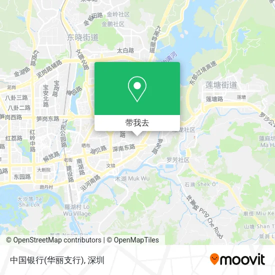 中国银行(华丽支行)地图
