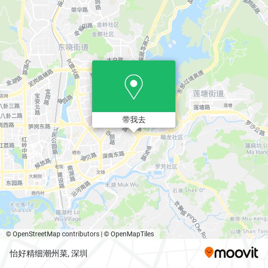 怡好精细潮州菜地图