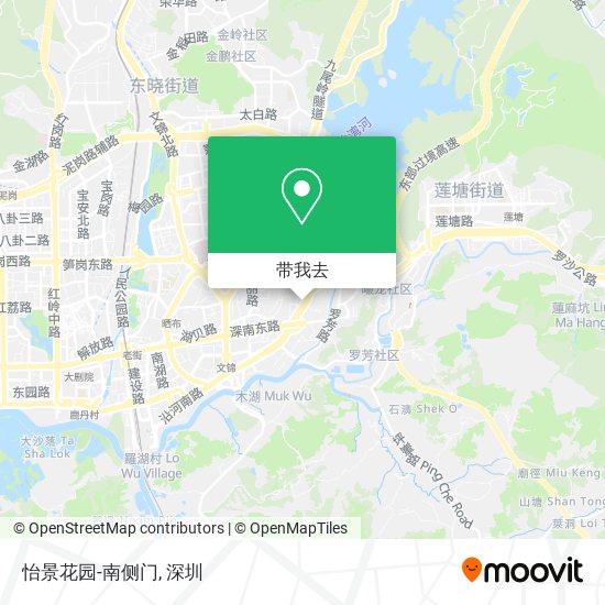 怡景花园-南侧门地图