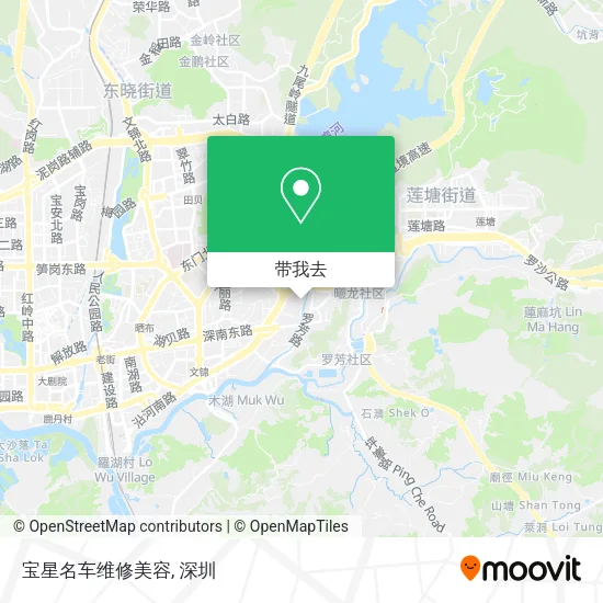 宝星名车维修美容地图