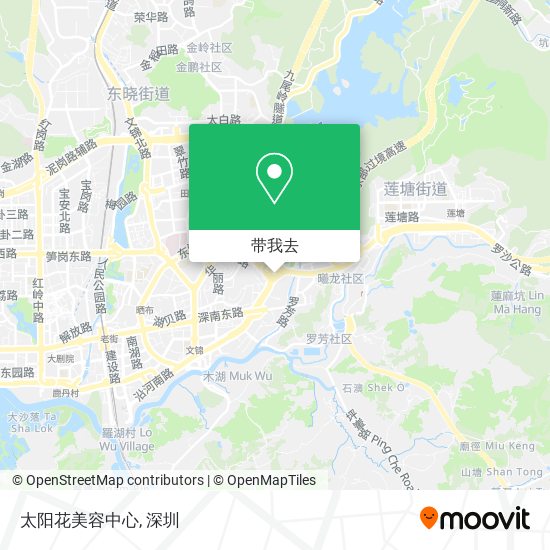 太阳花美容中心地图