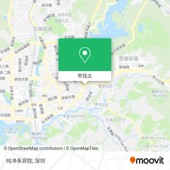 纯净美容院地图