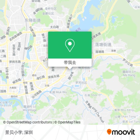 景贝小学地图