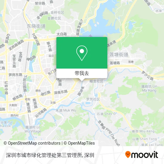 深圳市城市绿化管理处第三管理所地图