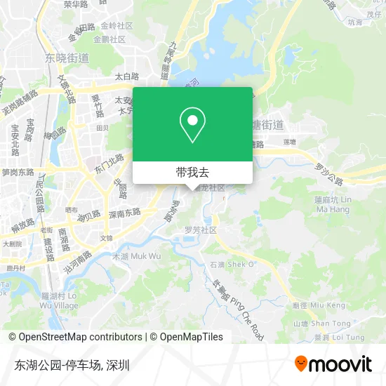 东湖公园-停车场地图