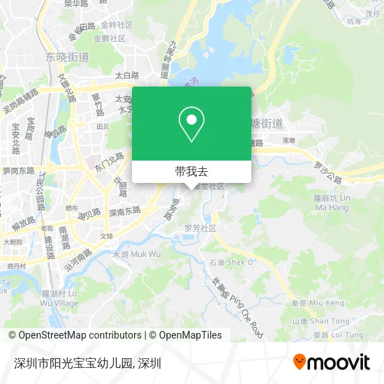 深圳市阳光宝宝幼儿园地图