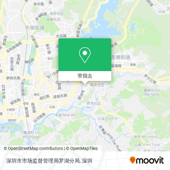 深圳市市场监督管理局罗湖分局地图