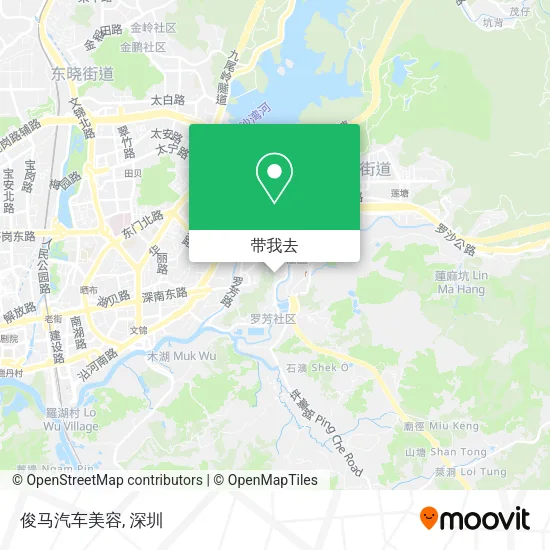 俊马汽车美容地图