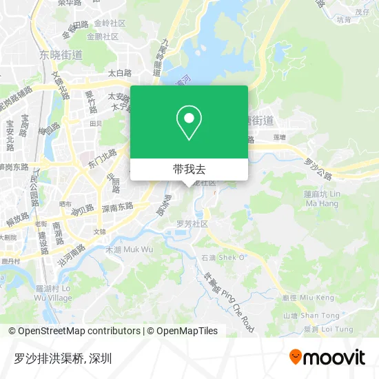 罗沙排洪渠桥地图