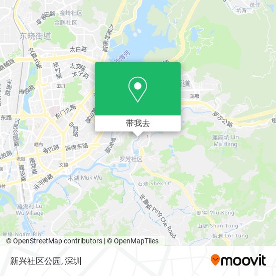 新兴社区公园地图