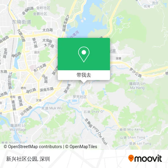 新兴社区公园地图