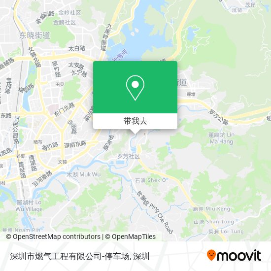 深圳市燃气工程有限公司-停车场地图