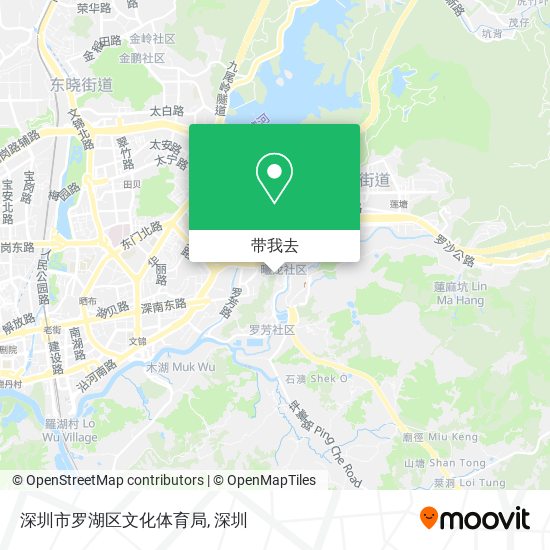 深圳市罗湖区文化体育局地图