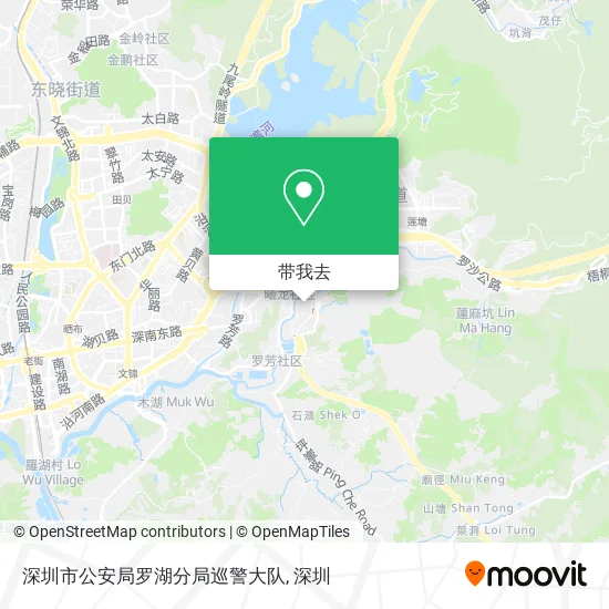 深圳市公安局罗湖分局巡警大队地图