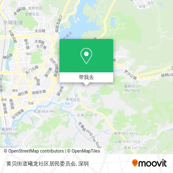 黄贝街道曦龙社区居民委员会地图