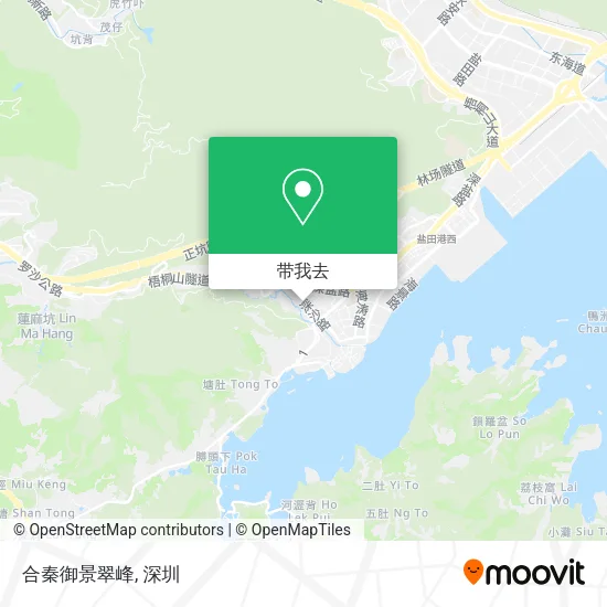 合秦御景翠峰地图