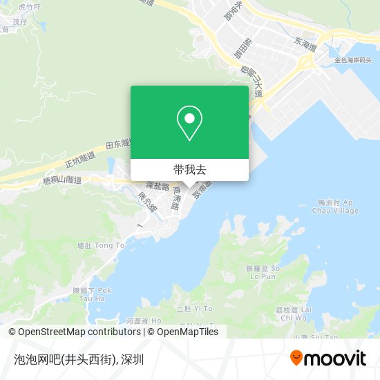 泡泡网吧(井头西街)地图