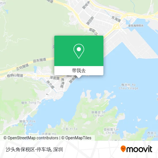 沙头角保税区-停车场地图