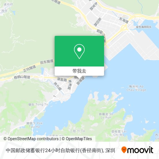 中国邮政储蓄银行24小时自助银行(香径南街)地图