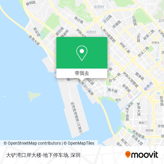 大铲湾口岸大楼-地下停车场地图