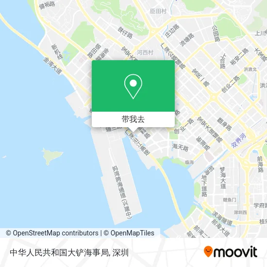 中华人民共和国大铲海事局地图