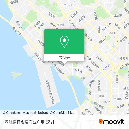 深航假日名居商业广场地图