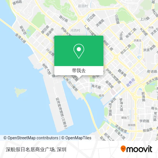 深航假日名居商业广场地图