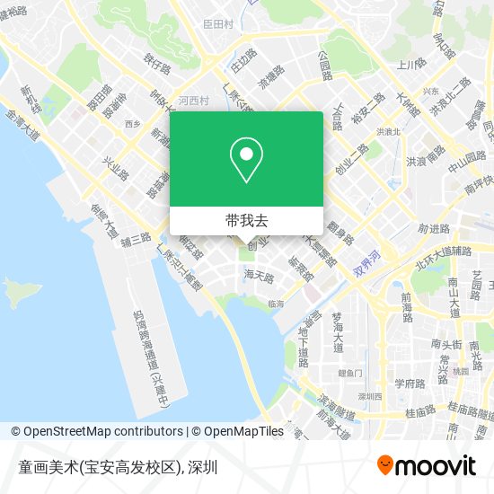 童画美术(宝安高发校区)地图