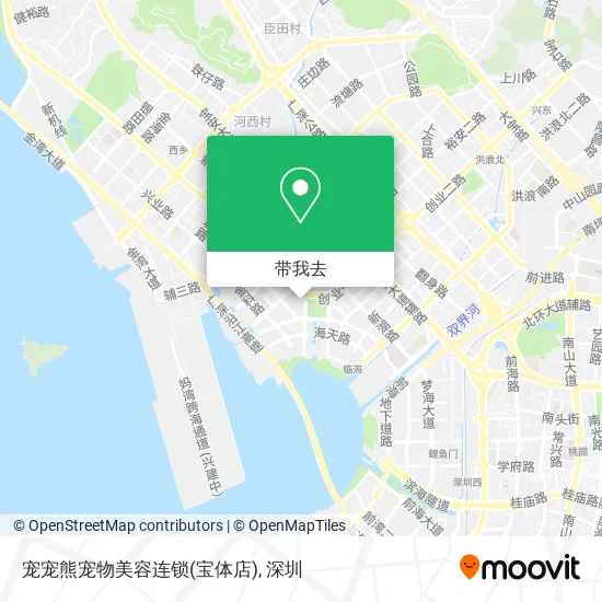 宠宠熊宠物美容连锁(宝体店)地图