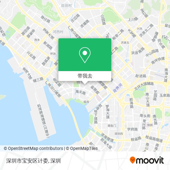 深圳市宝安区计委地图