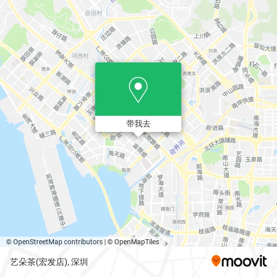 艺朵茶(宏发店)地图