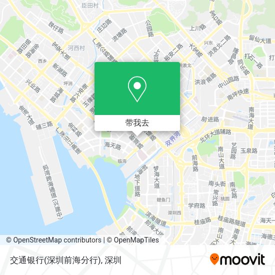 交通银行(深圳前海分行)地图