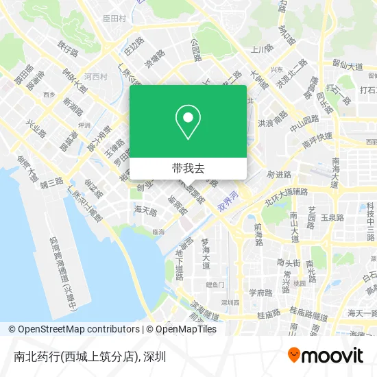 南北药行(西城上筑分店)地图
