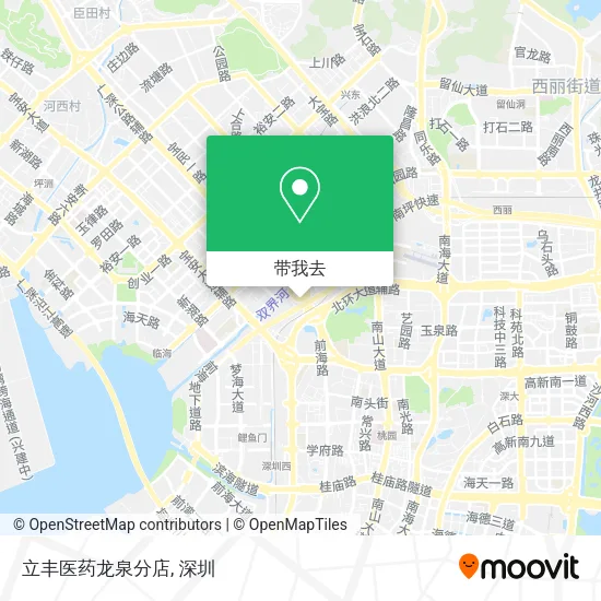 立丰医药龙泉分店地图