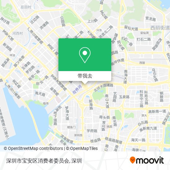 深圳市宝安区消费者委员会地图